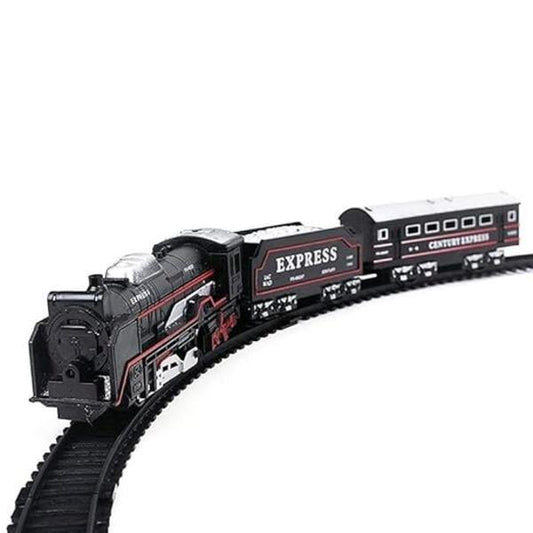 Electric Drive Railway Train Toy - 1 Pc Plastic Playset for Kids 1-12 Years