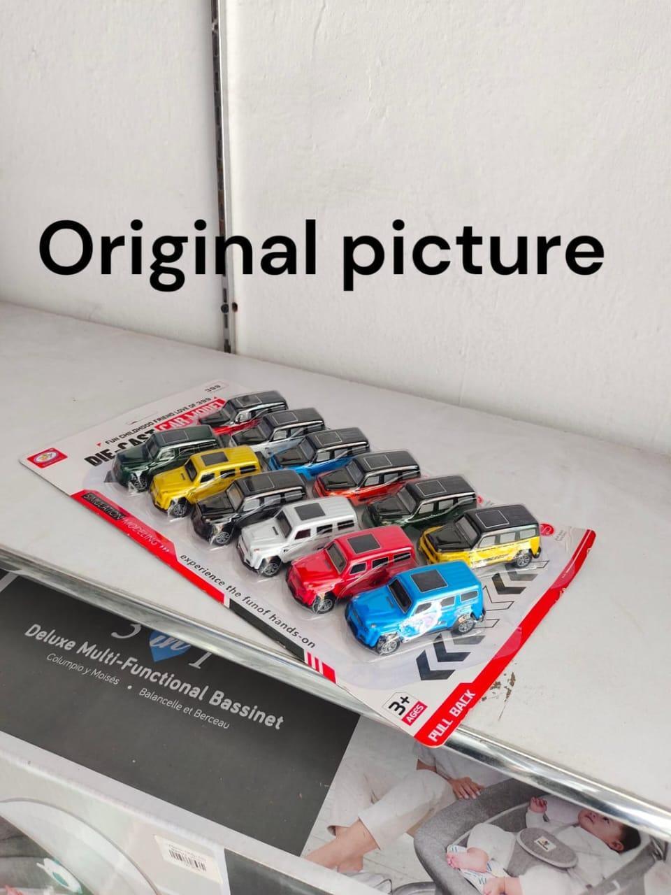 Die-Cast Metal Toy Cars Set – Pack of 12