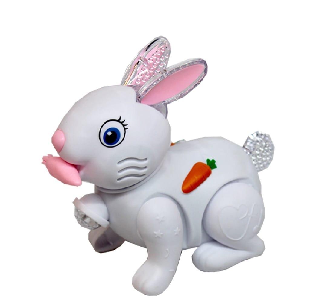 Electric Rabbit Toy For Kids with Light and Sound