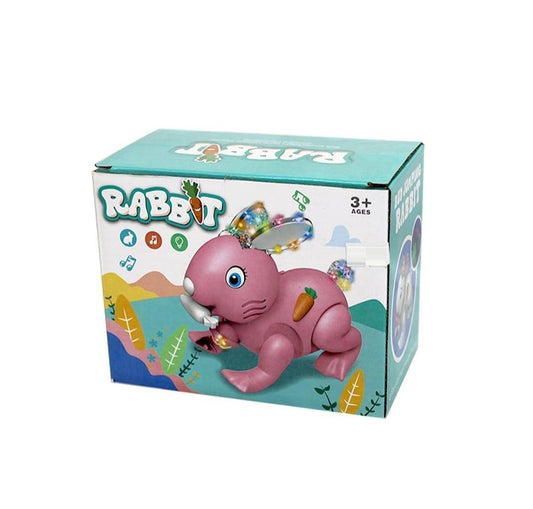 Electric Rabbit Toy For Kids with Light and Sound
