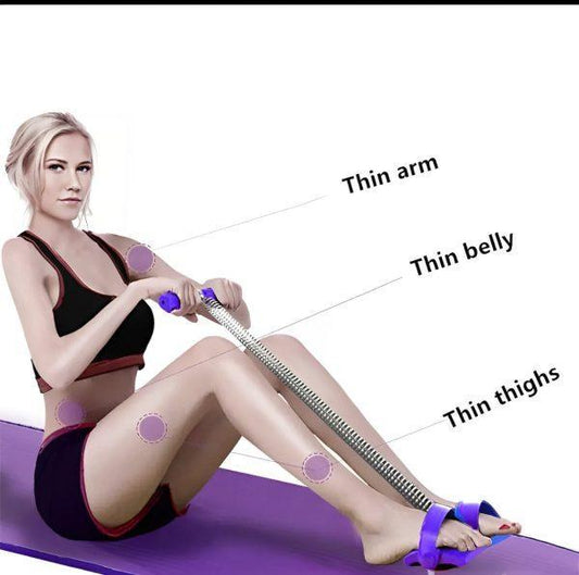 Tummy Trimmer Single Spring Black