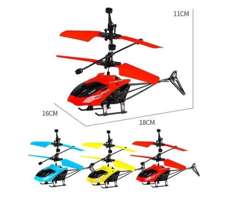 Colorful Hand Sensor Helicopter - 1 Pc Flying Toy for Kids