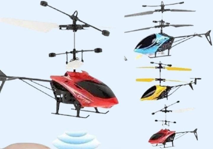 Colorful Hand Sensor Helicopter - 1 Pc Flying Toy for Kids