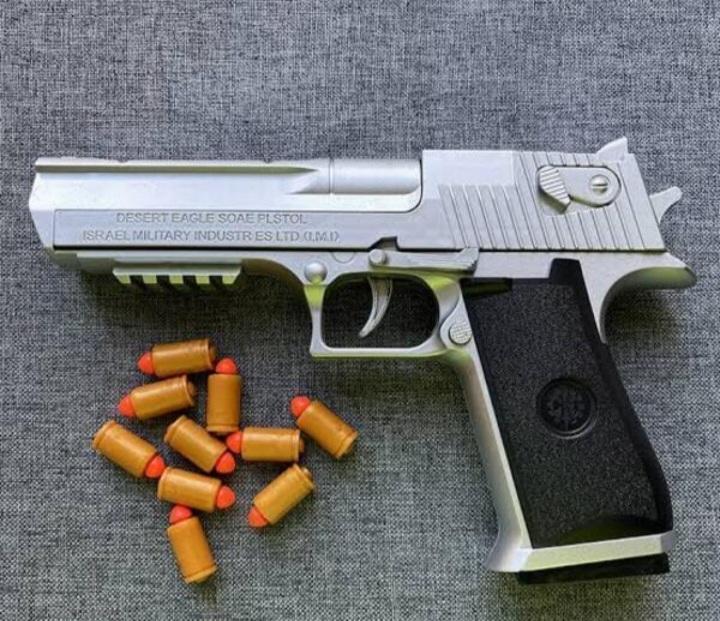 Multicolor Soft Bullet Toy Gun - 1 Pc Fun for Kids