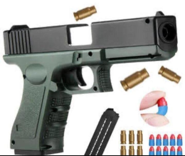 Multicolor Soft Bullet Toy Gun - 1 Pc Fun for Kids